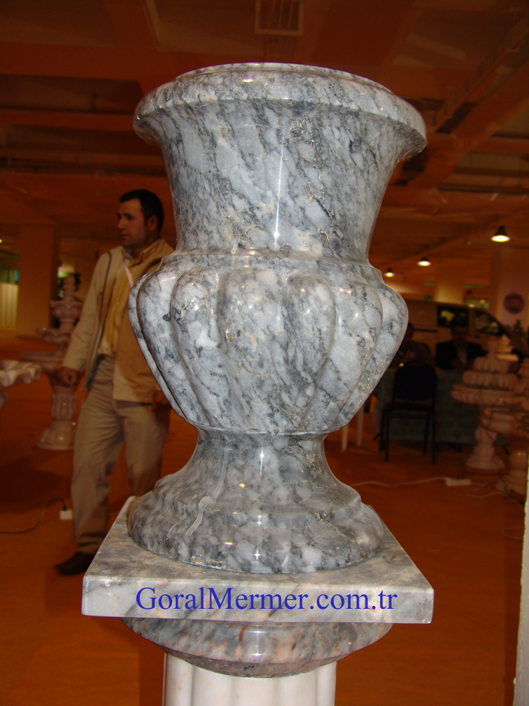 mermer saksı